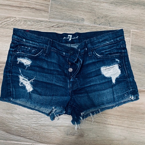 7 For All Mankind Pants - 7FAM Denim shorts